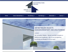 Tablet Screenshot of hausverwaltung-voelkel.de